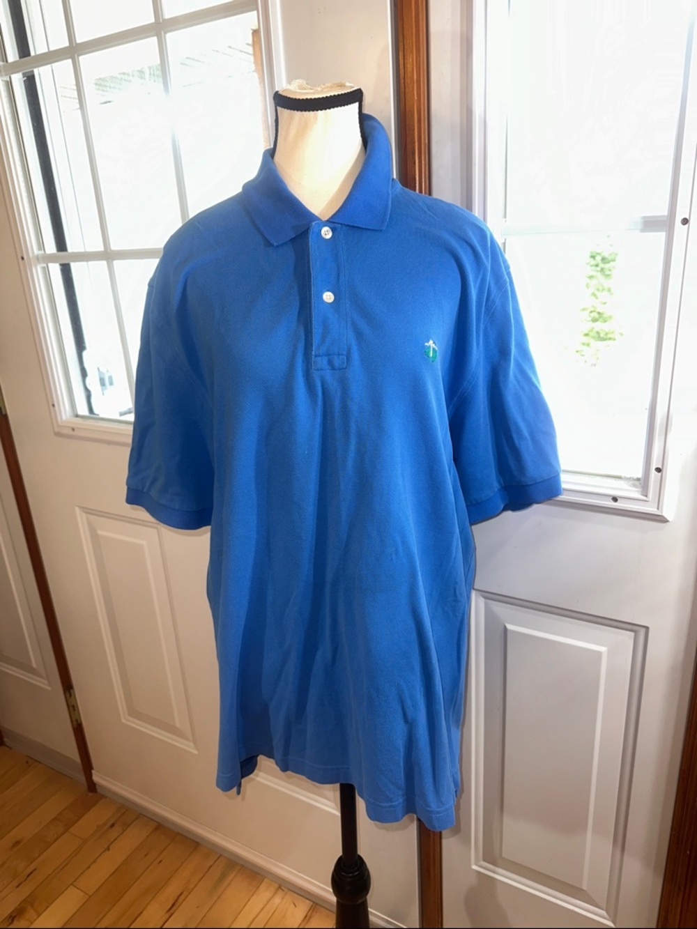 Brooks Brothers Blue Short-Sleeve Polo